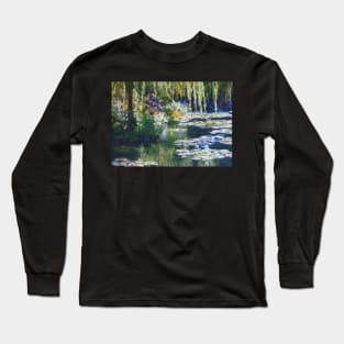 Willow & lilies, Giverny Long Sleeve T-Shirt